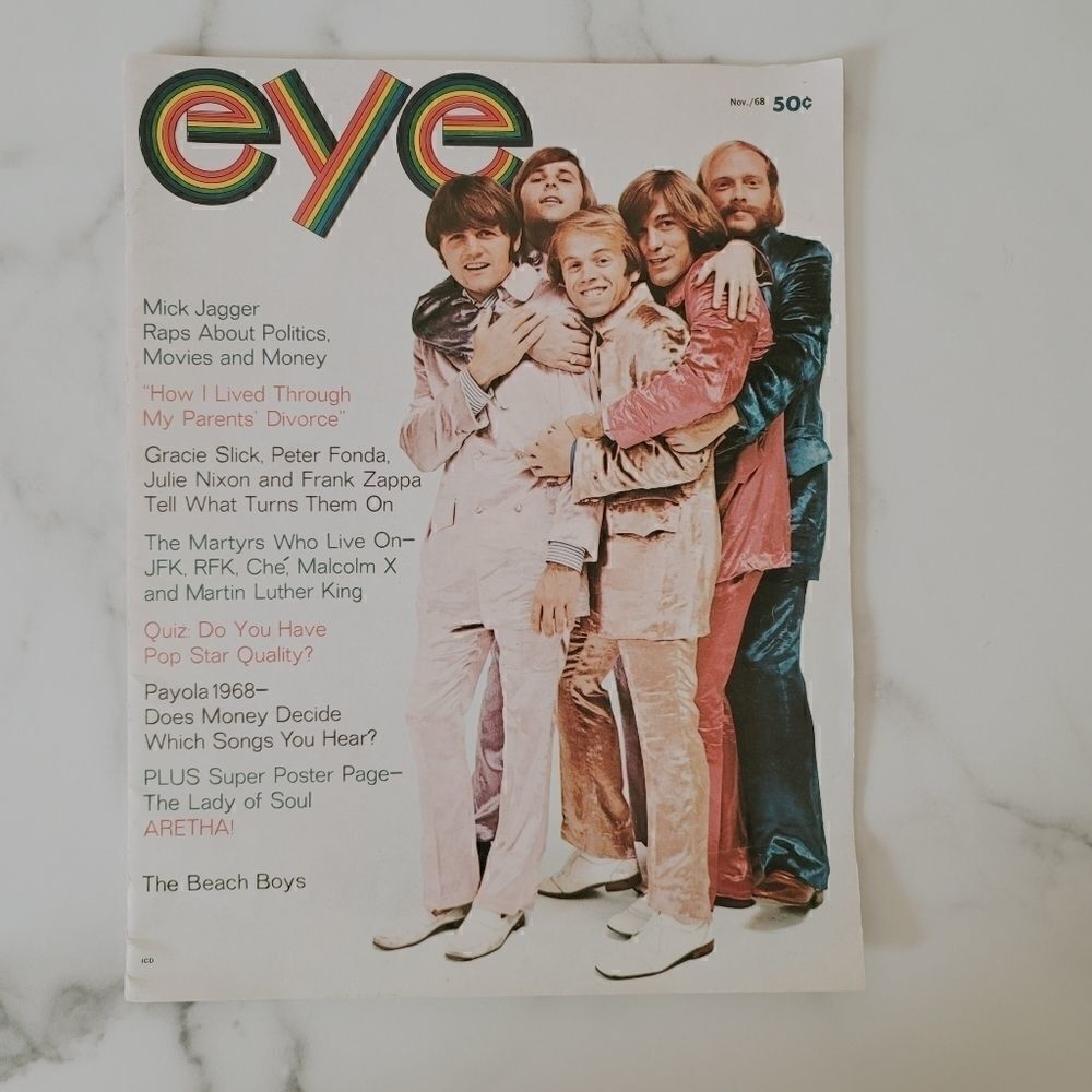 Rare vintage Eye magazine The Beachboys California